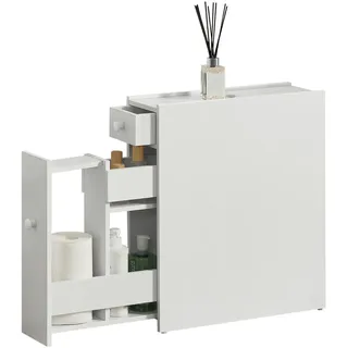 [en.casa] Kihniö Badezimmerschrank 16 x 58 x 48 cm Weiß