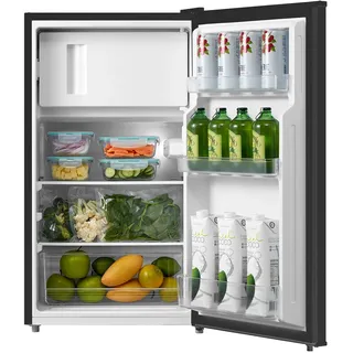 Comfee RCD80DK3(E) Kühlschrank mit Gefrierfach/ 80L Kleiner Kühlschrank/mit 12 L Gefrierfach/ -18 °C bis -8 °C/ 4-Sterne-Gefrierschrank-Bewertung/Inverter-Kompressor/Einstellbare Temperaturregelung