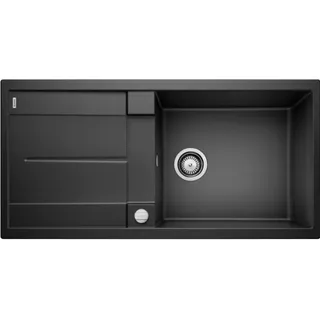 Blanco Metra XL 6 Silgranit Anthrazit 1000 x 500 mm Drehknopfventil