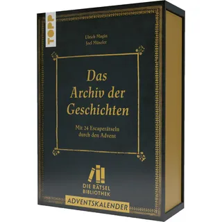 Frech Die Rätselbibliothek. Adventskalender – Das Archiv der Geschichten: Mit 24 Escape-Rätseln durch den Advent