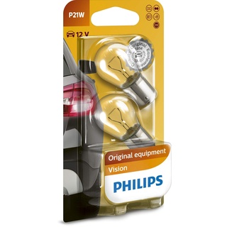 Philips 12498B2 Kugellampe Vision P21W