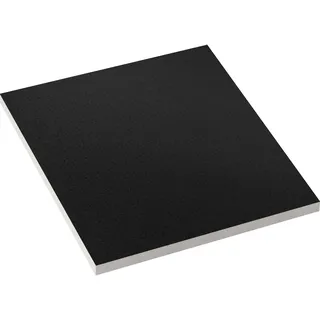 10er-Set Mineralfaserplatte | Schwarz | 60x60cm | Rasterdeckenplatten