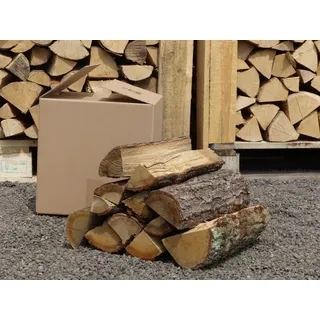 120 kg trockene Eiche, Kaminholz Brennholz Feuerholz Hartholz ca. 25 cm