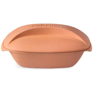 Römertopf Bräter Culinario 4 Pers. terra, Pfanne + Kochtopf, Braun