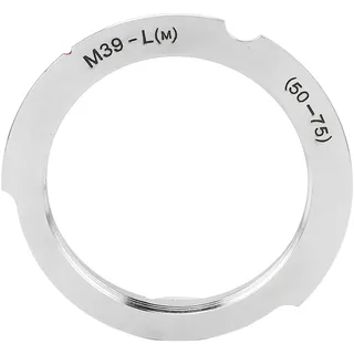 Objektiv-Adapterhalterung aus Aluminiumlegierung für M39 LSM LTM 50 Mm 75 Mm Objektive, Unterstützt Manuelle Steuerung, Präzise Ausgerichtet, Kompatibel mit M3 M2 M1 M4 M5 CL M6 MP