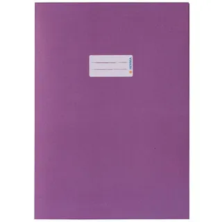 Herma Heftumschlag glatt lila Papier DIN A5