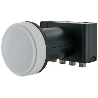 Schwaiger LNB4 digital anthrazit mit Wetterschutz für 4 Teilnehmer