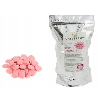 Ruby Schokolade 1kg Pinke Schokolade für Schokobrunnen Fondue