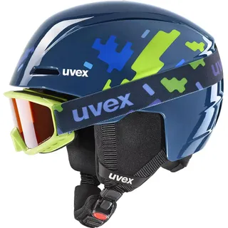 Uvex Viti Set 46-50 cm Blue Puzzle