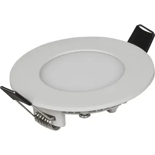 McShine LED-Panel McShine ''LP-385RW'', 3W, 85mm-Ø, 180 lm, 3000K, warmweiß - Weiß