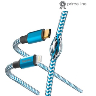 Hama Lade-/Datenkabel Reflective, USB-C - Lightning, 1,5 m, blau