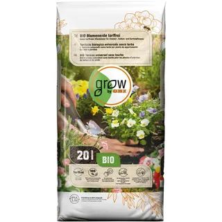 GROW by OBI BIO Blumenerde torffrei, 20l