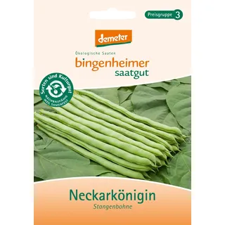 Bingenheimer Saatgut Stangenbohne Neckarkönigin demeter