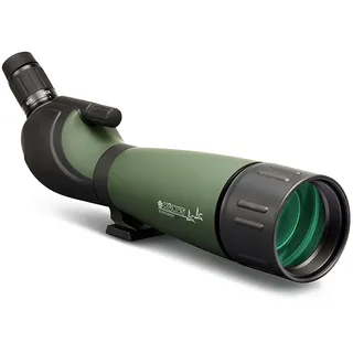 KONUS | KONUSPOT-80 Jagd- und Schießspektive, ideal für die Vogelbeobachtung in der Dämmerung, Zoom/Durchmesser 20-60x80, ausgestattet mit Tischstativ und Smartphone-Halterung