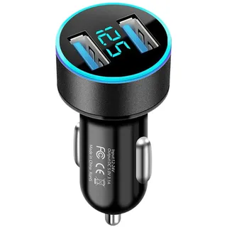 USB C Auto Ladegerät - 2 Port Ladezubehör Für Tablet, Auto Ladeadapter,Für Fahrer, Tägliches Pendeln, Familienurlaube, Geschäftsreisen, Einkaufen, Camping, SUVs, Wohnmobile,