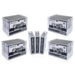 GALLUNOPTIMAL MC60 Mikrokassette – für Diktiergeräte – 3er Pack – Kassette für D