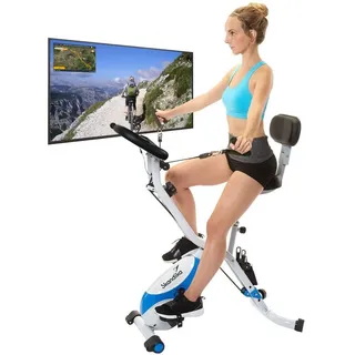 Skandika Foldaway X-3000 Indoor Cycle blau/weiß (SF-2120)