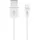 USB Lade und Synchronisationskabel Mfi Kabel für Apple iPhone/iPad weiß 3 m