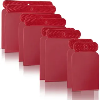 PETITIONE PETITONE Japanspachtel - 8tlg Premium Kunstoff Spachtel Set - Leicht zu reinigender Flächenspachtel - Spachtel Werkzeug - Extra große Griffnoppen - Spachtel Acrylmalerei - Besonders Präzise 45°-Kante...