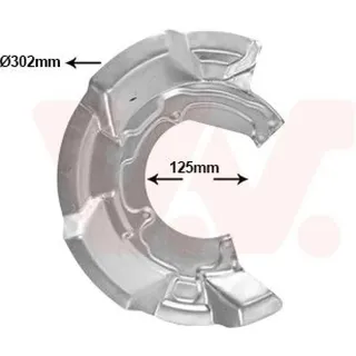 Van Wezel Spritzblech, Bremsscheibe 506371