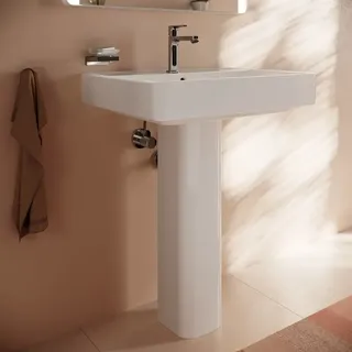 Hansgrohe Standsäule Xanuia Q für Waschtische, weiß