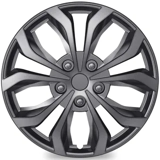 TangMiGe Universal Radkappen für 16 Zoll Räder, 16" Radzierblenden 4er Set, Radblenden (Grau, 16 Zoll)