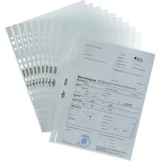 Durable 100 DURABLE Prospekthüllen DIN A4 glasklar glatt 0,08 mm