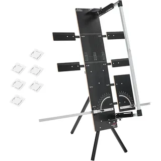 Vevor Styroporschneider, 200 W, Heißdrahtschneider mit 6 Nickel-Chrom-Heizdrähten, professionelles elektrisches Schneidewerkzeug mit 1150 mm max. Schnittlänge für Schaum, Schwamm, KT-Platten