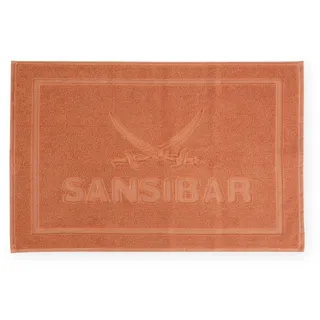 Badematte SANSIBAR COAST (BHT 70x5x50 cm) - orange - BHT 70x5x50 cm