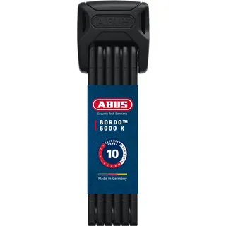 ABUS Bordo 6000K/90 Schwarz Faltschloss