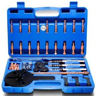 CCLIFE 36 in 1 3-Klauen Lagerabzieher Set Sackloch Lager, Innenlager Abzieher, Zwei Demontagemethoden mit Hakenbacken und