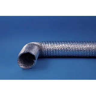 daniplus© 5 Meter Abluftschlauch Alu, Flexschlauch Aluminium Ø 100mm für Abzugshaube, Klimagerät