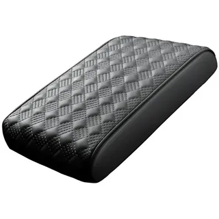 MaKeMoney Auto Armlehnen Polster FüR Kia NIRO SG2 EV PHEV 2022 2023 2024, Leder Auto Mittelkonsole Pad Mittelarmlehnenabdeckung Kratzschutz Decor Zubehör, B/Grey