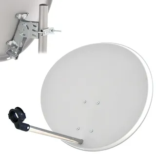 60cm Satelliten SAT Spiegel Schüssel Antenne Camping Mobil Garten HDTV HD UHD 4k
