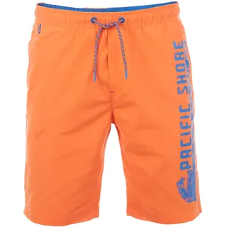 riverso Badehose Herren Regular Fit RIVJannik Regular Fit Shiny Orange Tunnelzug L
