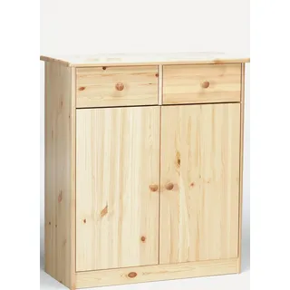 Erst-Holz Kommode Sideboard Anrichte Kiefer massiv 2 Türen 2 Schubladen 90.50-27