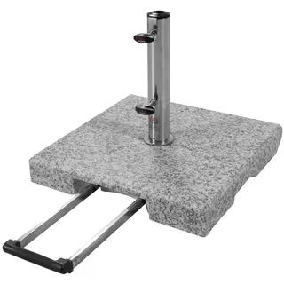 Doppler Schirmständer Granit 45 x 45 cm Grau