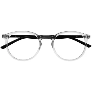 OPULIZE MET Blaulichtfilter Lesebrille Damen Herren Rund UV400 Schutz