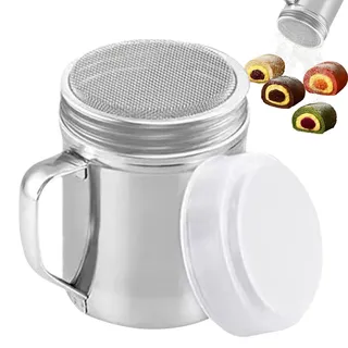 zhonnic Salzstreuer Aus Edelstahl Für Die Küche | Salzstreuer Flasche Mit Staubdichter Deckel - Mit Griff Behälter Für Kaffee Mehl Zucker Reisen Backen Camping Bar