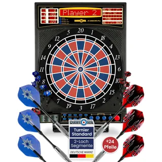 Elektronische Dartscheibe Dartona JX2000 Turnier Pro - | Dartscheibe elektronisch | Turnierscheibe mit 41 Spielen und über 200 Varianten | Sehr gut bei Vergleich.org