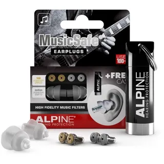 Alpine MusicSafe Gehörschutz Ohrstöpsel für Musiker 2 St.