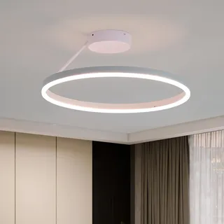 kaixunl Ring Deckenlampe, Runde LED Deckenleuchte, Moderne Einfache Deckenlampen, Weiß Dimmbare deckenleuchten, Geeignet für Wohnzimmer, Esszimmer, Schlafzimmer, Küche, Korridor, Flur 40cm