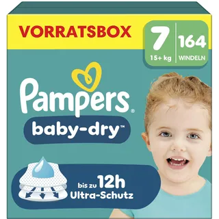 Pampers Baby-Dry Gr. 7 (15+ kg) 164 St.