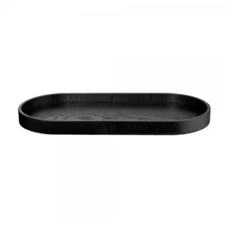 Asa Selection Wood Holztablett oval schwarz