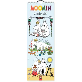 brown trout-auslieferer flechsig Moomin – Mumin Kalender – Slimline-Kalender 2026 – Original Flame Tree Publishing-Kalender Slimeline [Kalender]