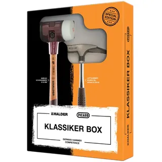 Picard HALDER Klassikerbox, SIMPLEX-Schonhammer, Gummikomposition/Superplastik und PICARD Latthammer | 3027s016