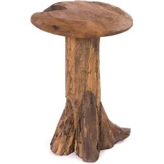 creedwood Hocker Teak 30 x 47 x 30 cm Beige