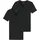 T-Shirt 2er in Schwarz Gr S