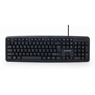 Gembird KB-U-103-RU Tastatur - Russich - Schwarz