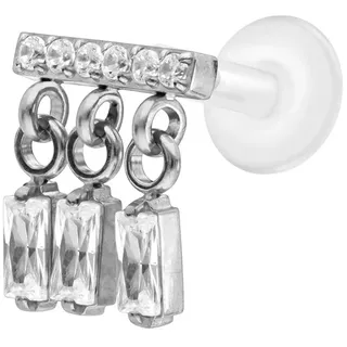 PTFE Labret mit Innengewinde + Titan-Aufsatz WINDSPIEL